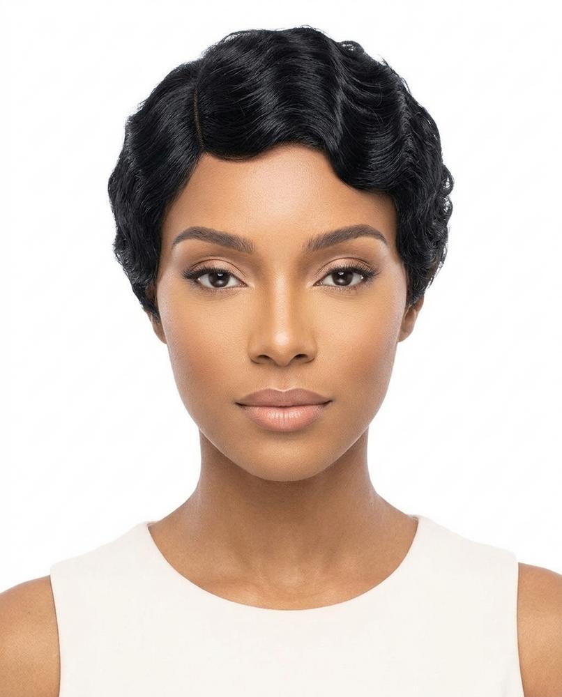Adam & Eva24 - Nedan | Finger-Waved Human-Hair Wig Women