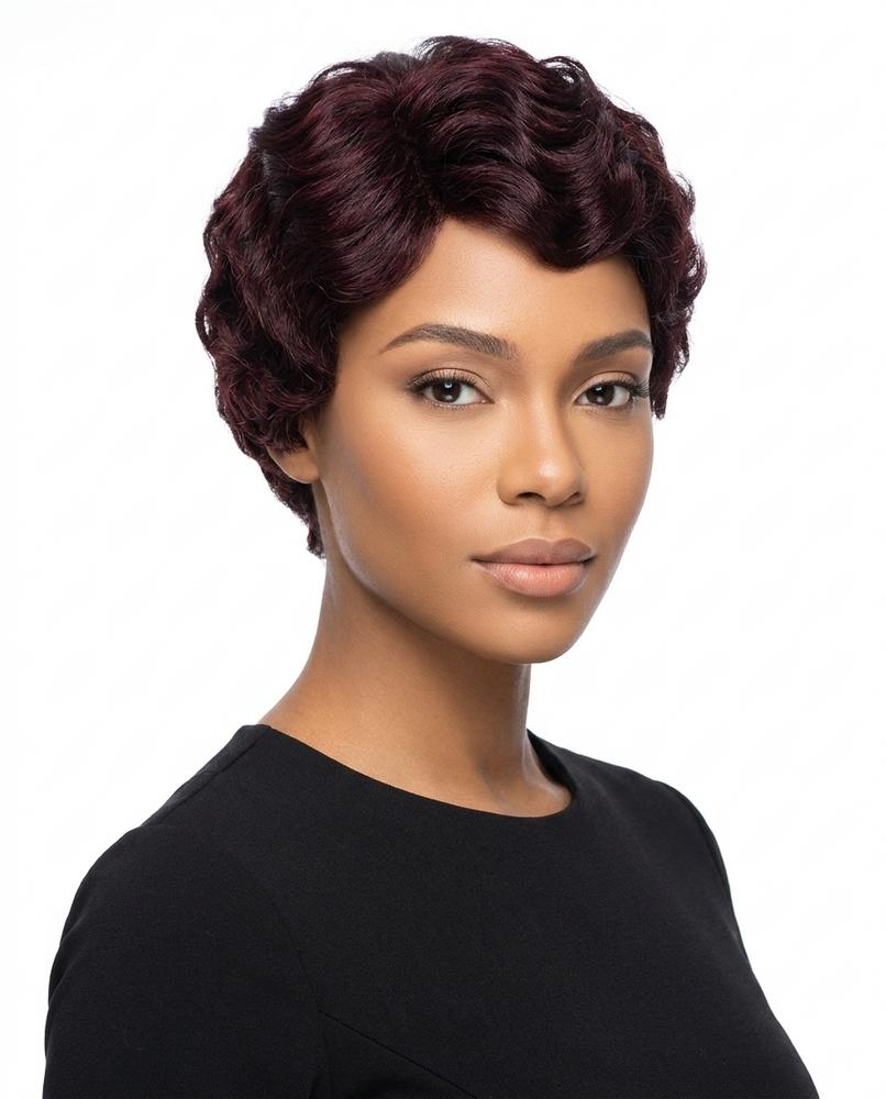 Adam & Eva24 - Nedan | Finger-Waved Human-Hair Wig Women