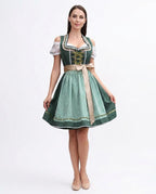 Adam & Eva24 - Daran | Lace-Up Embroidered Dress Women