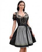 Adam & Eva24 - Daran | Lace-Up Embroidered Dress Women