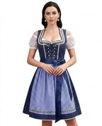 Adam & Eva24 - Daran | Lace-Up Embroidered Dress Women