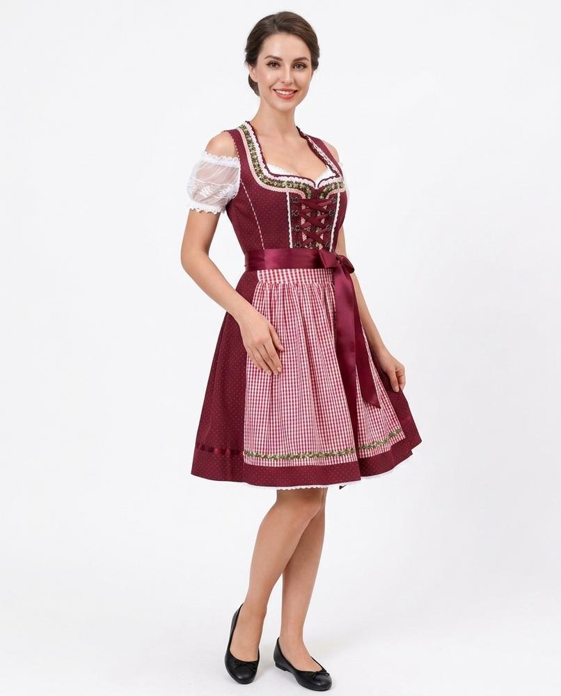 Adam & Eva24 - Daran | Lace-Up Embroidered Dress Women