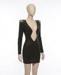 Adam & Eva24 - Dahal | Embellished Fitted Mini Dress Women