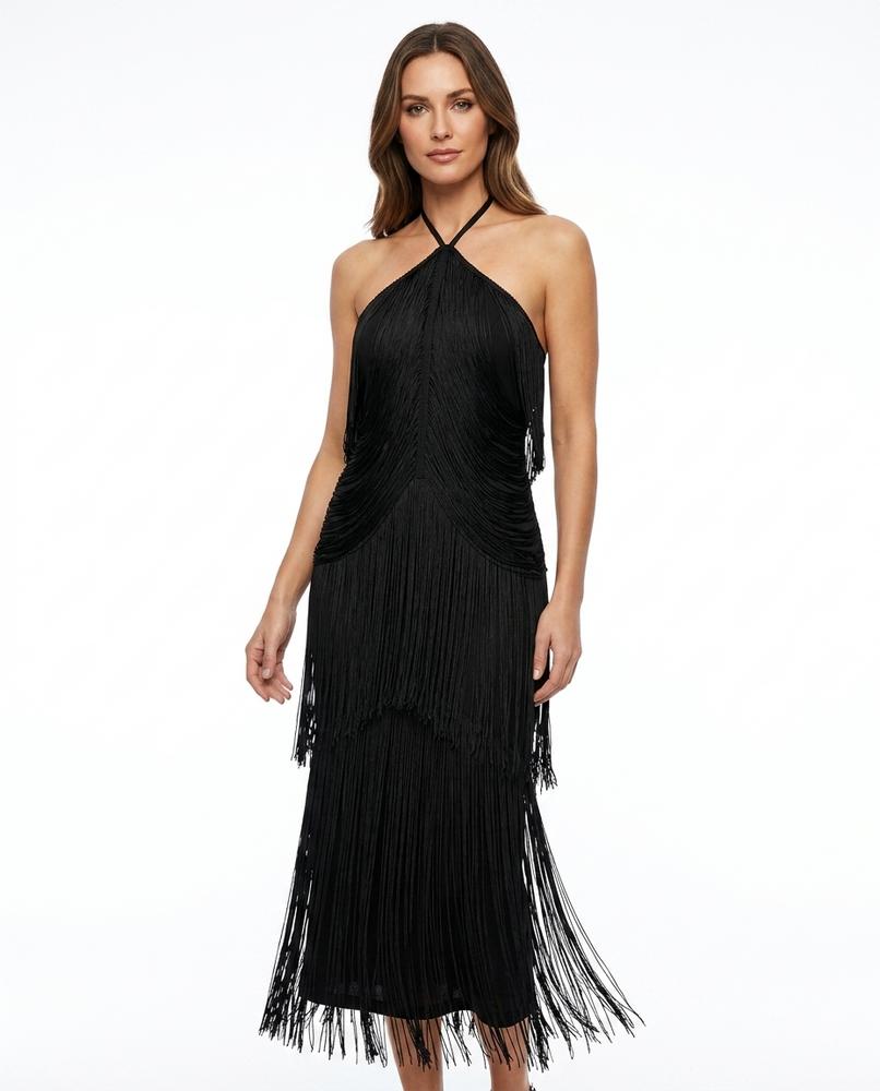 Adam & Eva24 - Kalor | Fringed Tiered Dress Women