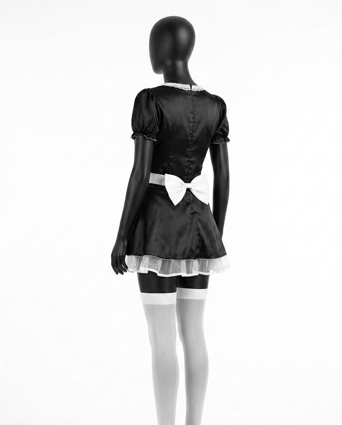 Adam & Eva24 - Roron | Satin Puff-Sleeve Lingerie Women
