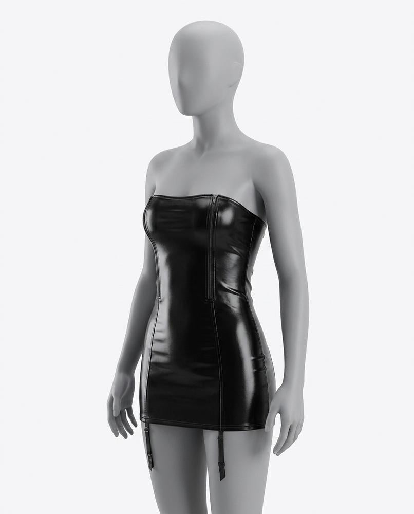Adam & Eva24 - Senal | Strapless Faux-Leather Lingerie Women